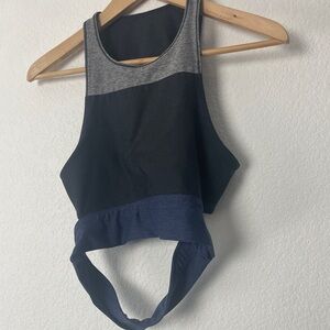 OUTDOOR VOICES slashback crop top